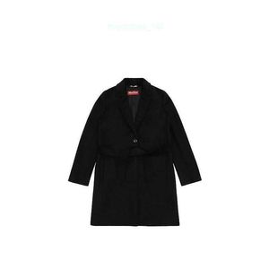 Brand Coat Women Coat Designer Coat MAX MARAS Womens Black Coat