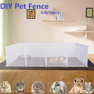 Möbler Small Pet Playpen Diy Freely Combined Pet Yard Fence Puppy Crate Kennel For Dog Caten Kitten Rabbit Guinea Pig Bunny Hedgehogs