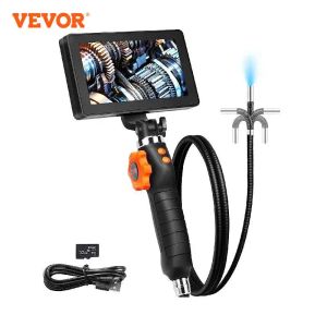 Камеры VEVOR Артикуляция камеры BoreScope с легкой артикуренной инспекцией эндоскопа с 6,4 -мм Tiny Lens 5 