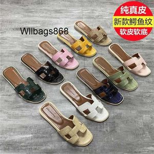 Women Home Slippers L Trendy h Slippers for Women 2024 New Stone Pattern Flat Bottom Tourist Resort Beach Shoes Fashion One Word Slippers