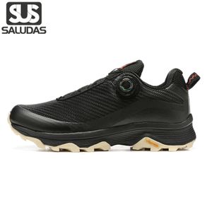 Saludas Wanderschuhe Männer Outdoor BOA Nocken System Mountain Trekking-Turnschuhe nicht rutschernde atmungsaktive Dschungel-Camping-Jagdschuhe 240415