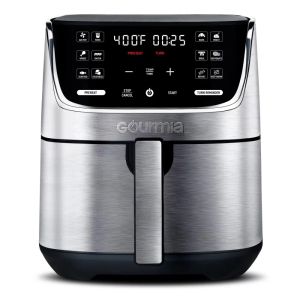 FRYERS GOURMIA 7 QT DIGITAL Air Fryer com 12one Touch Presefet, GAF734, Novo, 13,5 em