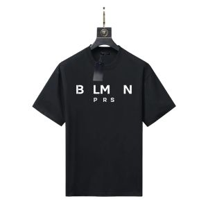 Modische schwarze, kurze weiße weiße Luxusbuchstaben Muster T-Shirt Größe XS-4XL