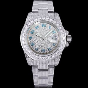 Diamond Watch Mens Designer Watches Автоматические механические движения водонепроницаемые браслет сапфировая мода из нержавеющей стали 904L 42 -мм наручные часы Montre de Luxe