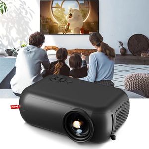 A10 LED Mini Projector Terat Home Carerze 3D Media Player Kids Cinema Videopchorter Prezent kompatybilny z USB Smart TV Box 1080p HD Film 240419