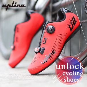 Calçados UPLINE Mtb / Road sapatos mountain bike nonlock road bike ciclismo sapatos homens mulheres ultraleve bom efeito buffer respirável antiderrapante