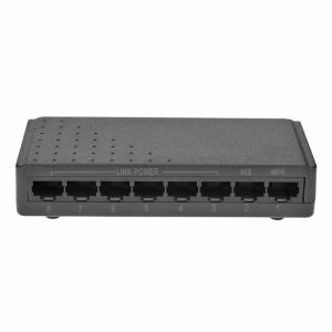 Anahtarlar 8 Port Poe Anahtar Ethernet 100m Ağ IP Kameraları NVR Uplink Network Anahtarlar 6 POE Hub Güç Adaptörü Olmadan