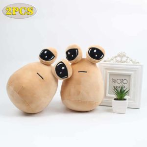 Toys 2pcs 22cm My Pet Alien Pou Plush Toys Regali per bambini Kawaii Dolli di compleanno Regali di compleanno carini Dolls Dollone DECORE ORNNEGGIO