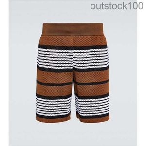 Trajes de Buurberlyes de ponta para homens homens homens listrados de poliamida shorts shorts sênior de marca casual shorts de designer de verão