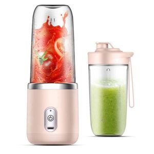 Juicers 6 Blad Portable Juicer Cup Juicer Fruit Cup Automatisk Small Electric Juicer Smoothie Blender Food Processor