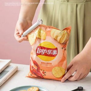 Organização 1/6pcs Bolsas de selador Itens de selador Plástico embalagem de vedação de vedação Clip Snack Clamp Cozinha Organização de cozinha Acessórios de cozinha Acessórios