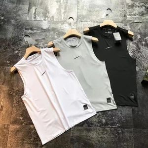 Mens Tank Tops Teknoloji Tasarımcı Teknoloji Polar Baskı Yaz Hızlı Kurutma Yelek Spor Klasik Siyah, Beyaz