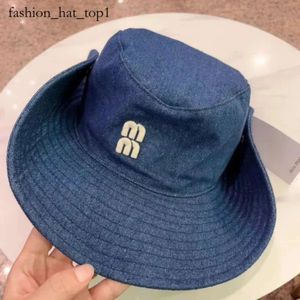 Mui Mui Hat 2024 New Mui Fisherman Hat Hat Presterned Exproider Eaved Hat taving for Men and Women Fashion Shade Shade Hats 5939