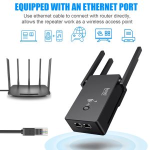 Router Nuovo AC1200 Wireless 5G WiFi Extender/Router/AP Dual Band Repeater Booster Signal 802.11ac Long Range 1200 Mbps Punto di accesso WiFi