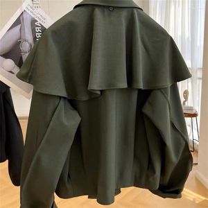 Women's Jackets Women Design Sense Niche Cloak Shawl Casual Short Coat Spring And Autumn Jacket High High-end Loose Cardigan