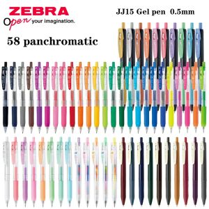 Pens Japan Zebra Sarasa Gel Pen JJ15 Kolor Press Rollerball Pen 0,5 mm Notatki/Podręczniki/Graffiti Kawaii School Supplies Spiterery