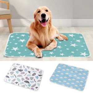 Möbler Dog Diaper Pet Urine Pad Återanvändbar vattentät matta Kylning Summer Pad Washable Training Madrass Dog Car Seat Cover