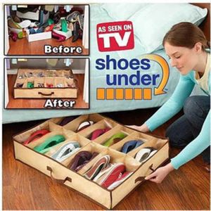 Сумки многоразового для хранения обуви для хранения организатора контейнер для дома под кровать