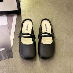 Casual Shoes Low Heel Designer Luxury Summer Flat Bottomed Elegant and Fashion Women Gentle Female