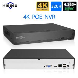 Lens Hiseeu 25CH 5MP 32CH 1080P 8CH 4K 8MP H.265 POE NVR Video Recorder For HD 1080P 3MP 4MP 5MP 8MP POE IP Camera ONVIF XMEYE Pro