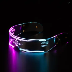 Sunglasses Colorful Luminouss Glasses For Music Bar KTV Christmas Valentine's Day Party Decoration LED Goggles Festival Performance Props