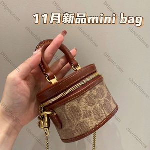 2024 2023 New Trail 12 Box Mini Small Waste Handbag Classic Old Flower One Shoulder Crossbody Bag for Women 10a