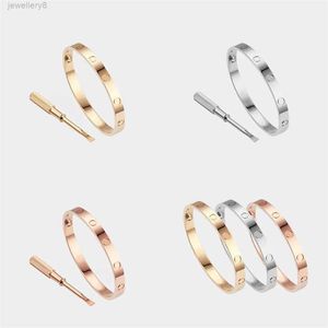 Love Screw Bracelet Designer Bangle 4 Diamond Charm Bracelets Designers Jewelry Titanium Steel Gold-plated Never Fade Not Allergic Gold/sier/rose; Store/33965