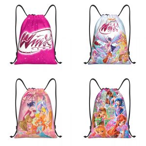 Taschen Winx Saga Club Draw String Backpack Sports Fitness Tasche String Bag Sports Sackpack Fitnesssack Sack