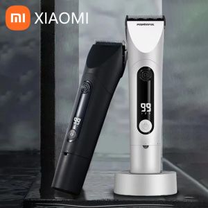 Düzeltici 2023 Xiaomi Mijia Saç Döşeme Makinesi Profesyonel Kablosuz Saç Clipper Titanyum Alaşım Bıçağı Düzeltici Erkekler Elektrikli tıraş makineleri