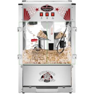 Yapımcılar Patlamış Mısır Makinesi Ticari Tarz Popcorn Popper Machinemaks yakl. Parti başına 7.5 galon (16 oz.)