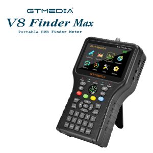 Mottagare GTMedia V8 Finder Max Satellite Signal Finder DVBS/S2/S2X Satellite Locator 4,3 tum HD LCD -skärm MPEG2/4 H.264/H.265 (8 bit