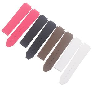 watch accessories for Hengbao female rubber strap waterproof silicone multicolor convex 15 21mm Womens watch band 240409