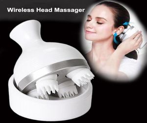 Waterproof Electric Head Massage Wireless Scalp Massager Prevent Hair Loss Body Deep Tissue Kneading Vibrating Health Care2937956