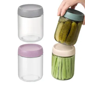 Storage Bottles 4pcs Overnight Oats Jars High Quality Leak-Proof Mason Good Sealing Safe Food-Grade Spices Food & Canisters