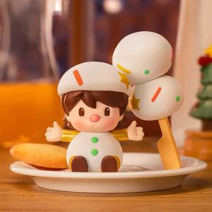 Blind box Sweet Bean Frozen Time Dessert Box Series Blind Box Toys Cute Action Figures Mystery Box Desktop Model Surprise Birthday Gifts Y240422