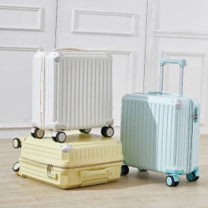 Luggage Small suitcase men's 18inch boarding case women's password box universal wheel portable suitcase business new trolley case