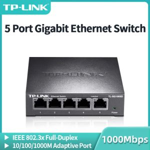 Switches TPlink 5 Port Gigabit Ethernet Switch 1000Baset Network Switcher Plug and Play Networking Hub Internet Splitter TLSG1005D