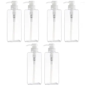 Storage Bottles Glass Oil Dispenser Liquid 3x Lotion Pump Refillable Shampoo Moisturizing