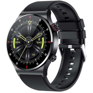 Ny QW33 ECG+PPG Musikspelare Steg räknar Bluetooth Call High Eesthetics Smartwatch