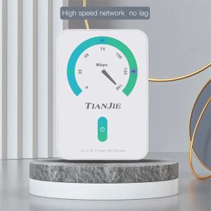 Routers Tianjie 4G WiFi Router låste upp 150 Mbps trådlöst modem för IP -kamera utomhusficka bredbandsbiladapter med batteri