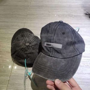 ESS Hat Trade FOG Double Line Duck Tongue Hat for Men and Women Couple Trendy Brand ESSEN High Street European and American Sunshade Baseball Hat Gray 8777