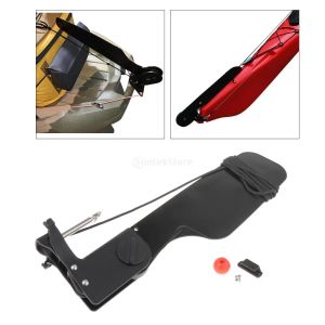 Accessories Kayak Rudder Nylon Canoe Boat Rudder Boat Rear Tail Fishing Watercraft Rudder for Ship Kayaks Canoe Angling Boat Replacement