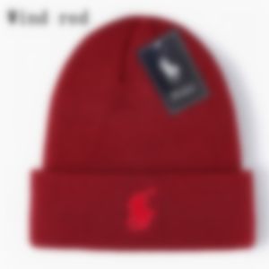 Nowy projekt projektantka czapki klasyczny litera dzianinowe czapki maski na męskie damskie jesienne zima ciepłe gęste wełniane haft haft zimny para mody Hats l p7