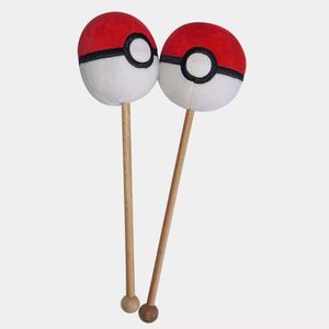 Partihandel PP Bomullsfyllning Pokeball Poke Go Anime Cartoon Plush Hammer Toy