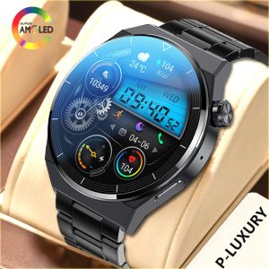 Watches 2023 New Watch GT3 Pro Smart Watch Men NFC防水スポーツフィットネストラッカーBluetooth Huawei Android iOSのスマートウォッチマンコール