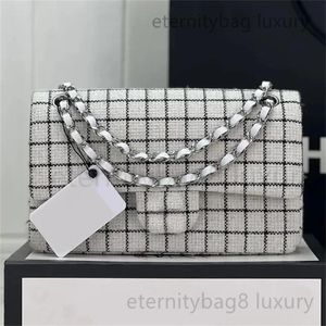 10A Top Mirror Quality Mode Clamshell -Tasche Kleine 25 cm Blue Denim gesteppte Clamshell -Geldbörse Luxusdesigner Frauen Crossbody Bag Chain Tote