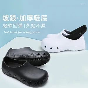 Slippers 2024 Style Outing Casual Large Size Slip-on EVA Material Non-stinky Feet Kitchen Work Shoes