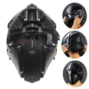 Hjälmar Taktisk mask Fast Helmet Airsoft Shooting Play Motorcykeljakt Multifunktion CS Outdoor Protect Equipment Paintball Masks