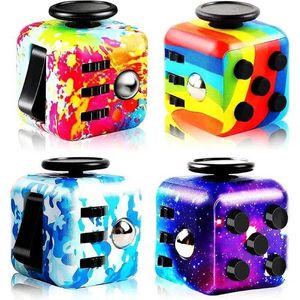 Декомпрессионная игрушка 6-кратная мини-тихой кошельки Fidget Toy Cube Click Ball тревога и снятие стресса куб.