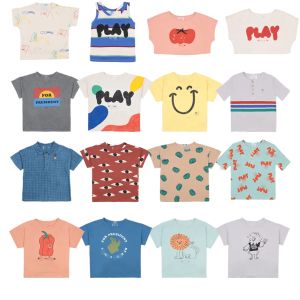 T-Shirts Kinder T-Shirt 2021 Sommer Strafina BC Jungen Mädchen Top T-Shirt T-Shirt Baby Kleinkinder Kurzarm Baumwolle T-Shirts Tank Kinder Kleidung